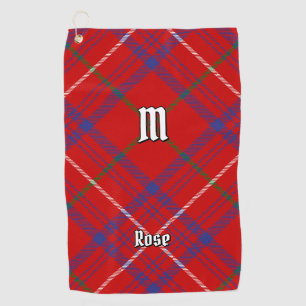 Clan Rose Tartan Golf Towel
