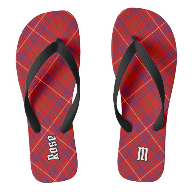 Clan Rose Tartan Jandals (Footbed)