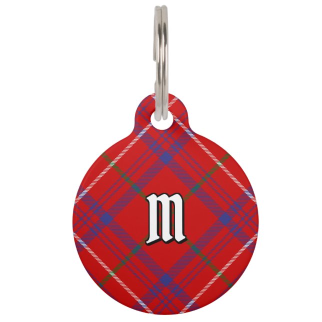 Clan Rose Tartan Pet Tag (Front)