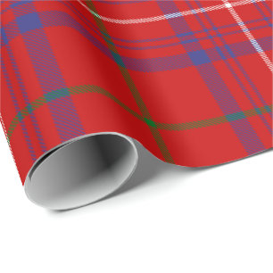 Clan Rose Tartan Wrapping Paper