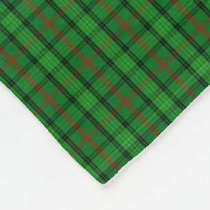 Clan Ross Tartan Fleece Blanket