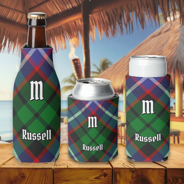 Clan Russell Tartan Bottle Cooler (Creator Uploaded)