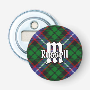 Clan Russell Tartan Bottle Opener