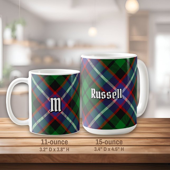 Clan Russell Tartan Coffee Mug (Creator Uploaded)