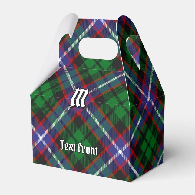 Clan Russell Tartan Favour Box (Front Side)