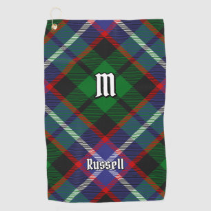 Clan Russell Tartan Golf Towel