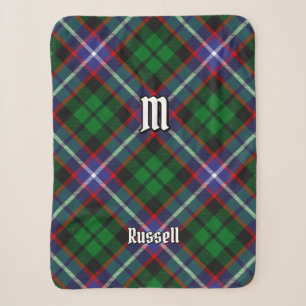 Clan Russell Tartan Sherpa Blanket
