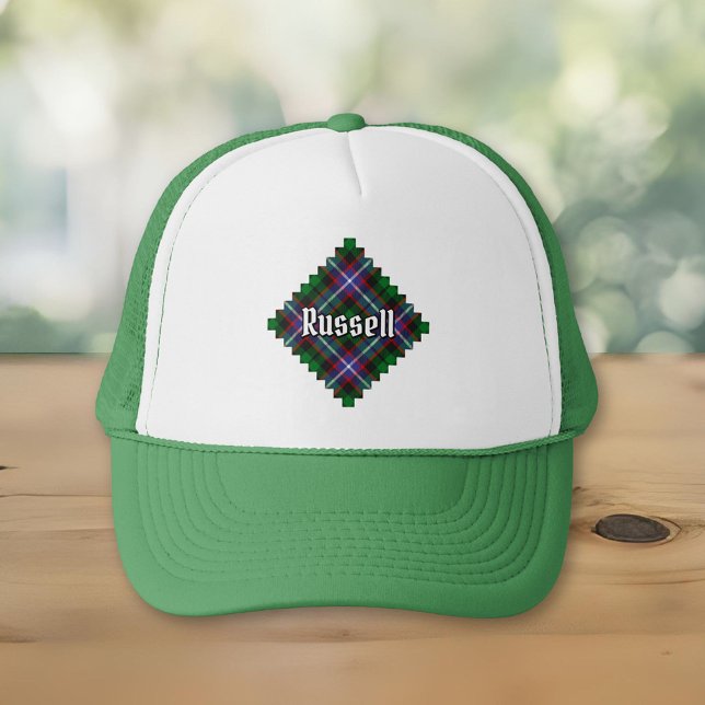 Clan Russell Tartan Trucker Hat (Creator Uploaded)