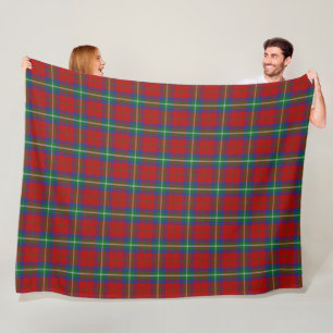 Clan Ruthven Tartan Fleece Blanket