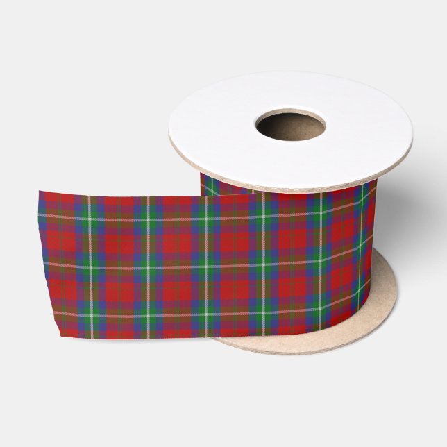 Clan Ruthven Tartan Satin Ribbon (Spool)