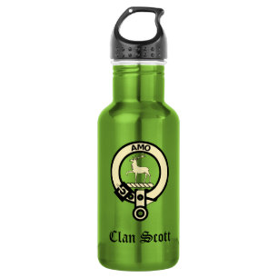 Clan Scott Crest Badge 532 Ml Water Bottle