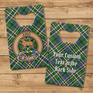 Clan Scott Crest over Green Tartan