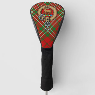 Clan Scott Crest over Red Tartan Golf Head Cover