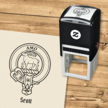 Clan Scott Crest Self-inking Stamp