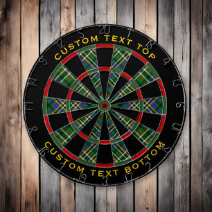 Clan Scott Green Tartan Dart Board