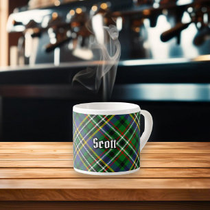 Clan Scott Green Tartan Espresso Cup