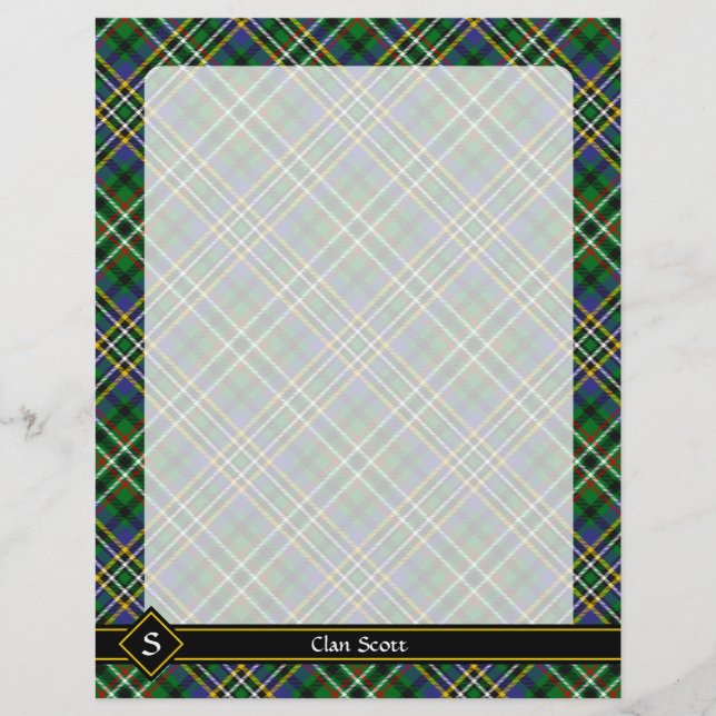Clan Scott Green Tartan Flyer (Front)