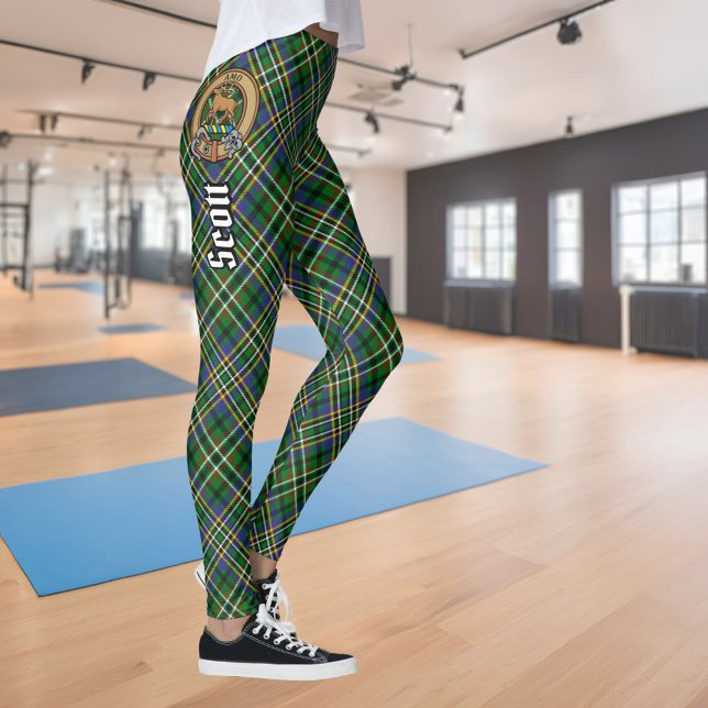 Clan Scott Green Tartan Leggings (Creator Uploaded)