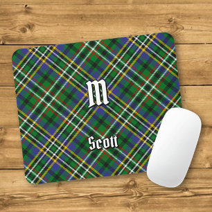 Clan Scott Green Tartan Mouse Pad
