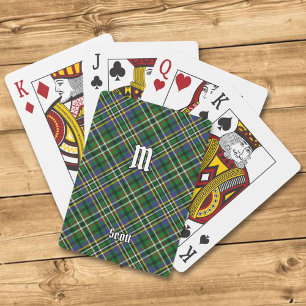Clan Scott Green Tartan Playing Cards