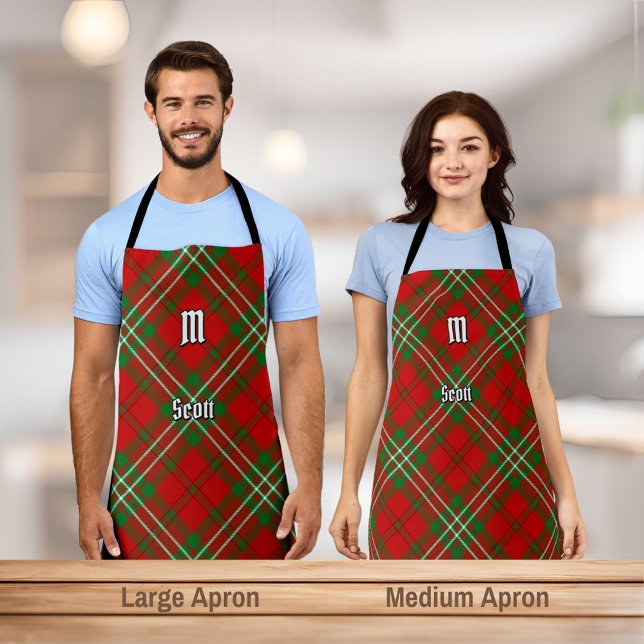 Clan Scott Red Tartan Apron (Creator Uploaded)