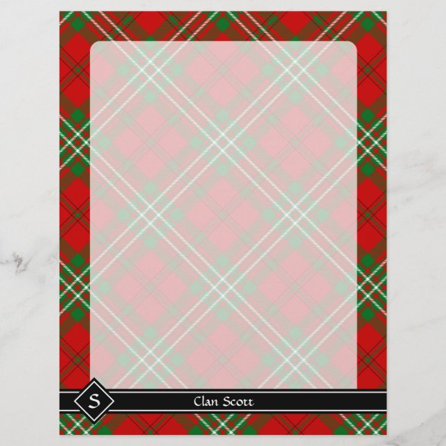 Clan Scott Red Tartan Flyer (Front)