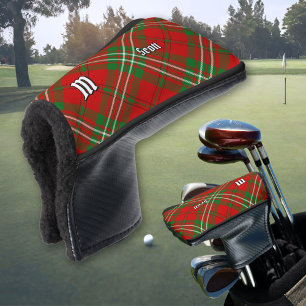 Clan Scott Red Tartan Golf Head Cover