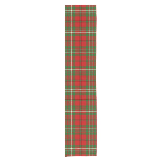 Clan Scott Tartan Short Table Runner (Front)