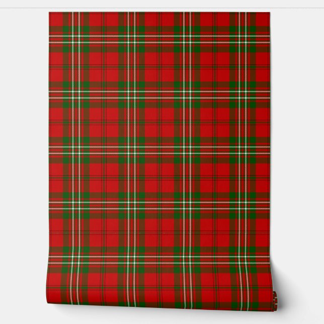 Clan Scott Tartan Wallpaper (Unrolling)