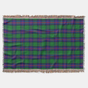Clan Shaw Tartan Throw Blanket
