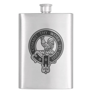 Clan Sinclair Crest Flask