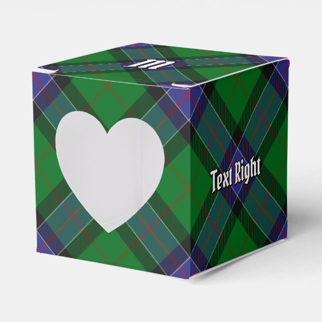 Clan Sinclair Hunting Tartan Favour Box (Front Side)