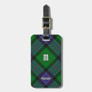Clan Sinclair Hunting Tartan Luggage Tag