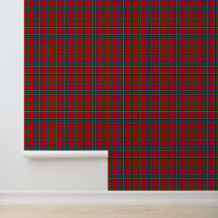 Clan Sinclair Red Tartan Wallpaper