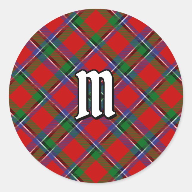 Clan Sinclair Tartan Classic Round Sticker (Front)