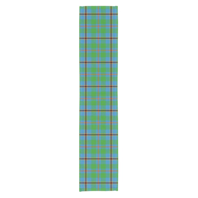 Clan Snodgrass Tartan Short Table Runner (Front)