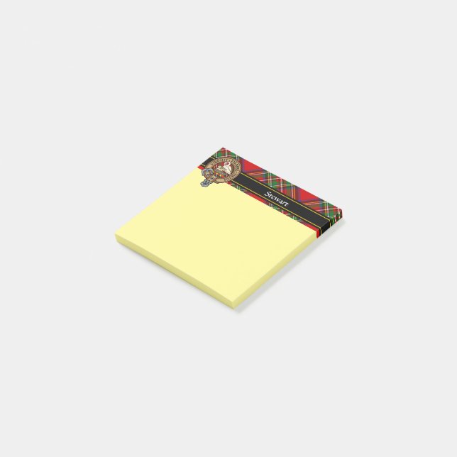 Clan Stewart Crest Post-it Notes (Angled)