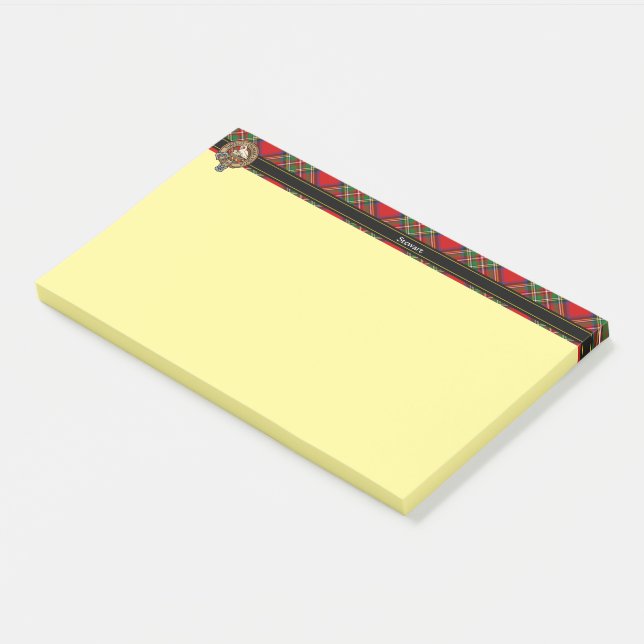 Clan Stewart Crest Post-it Notes (Angled)