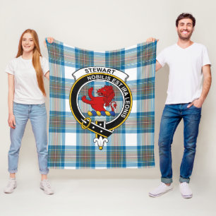 Clan Stewart of Appin Ancient (Stuart) of Bute Tar Fleece Blanket
