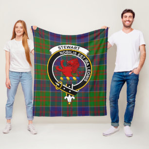 Clan Stewart of Appin Hunting Modern (Stuart) of B Fleece Blanket