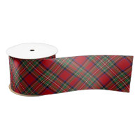 Clan Stewart Plaid Tartan Red Green Check