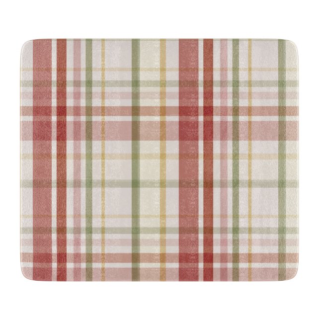 Clan Stewart Tartan Cutting Board (Front)