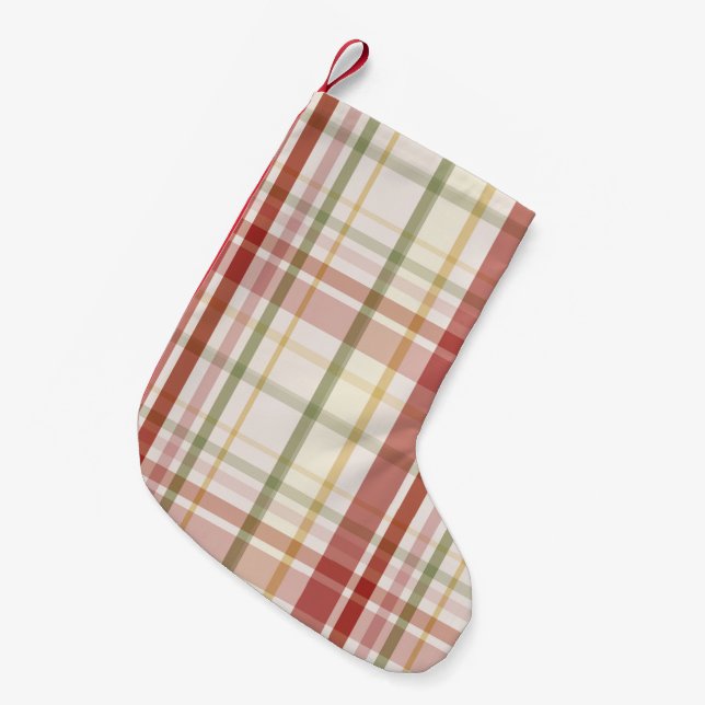 Clan Stewart Tartan Small Christmas Stocking (Front (Hanging))
