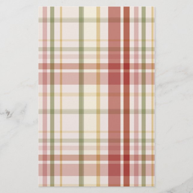 Clan Stewart Tartan Stationery (Front)