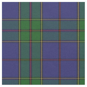 Clan Strachan Blue Red Green Scottish Tartan Fabric