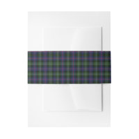 Clan Sutherland Plaid Tartan Green Purple Check