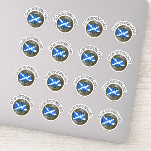 Clan Sutherland Tartan Knot & Flag