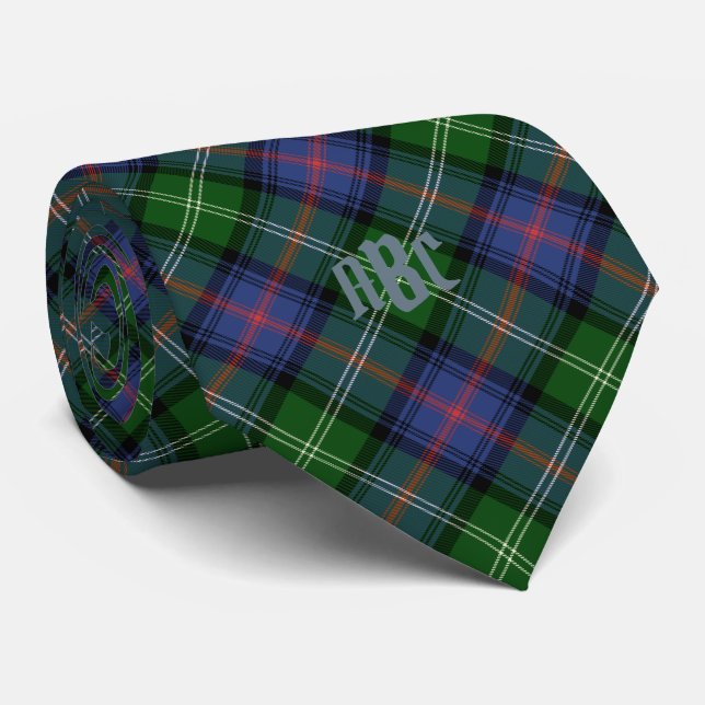 Clan Sutherland Tartan - large pattern Tie (Rolled)