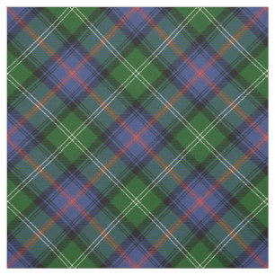 Clan Sutherland Tartan -medium diagonal pattern Fabric