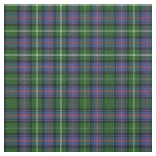 Clan Sutherland Tartan - small pattern Fabric (Swatch)